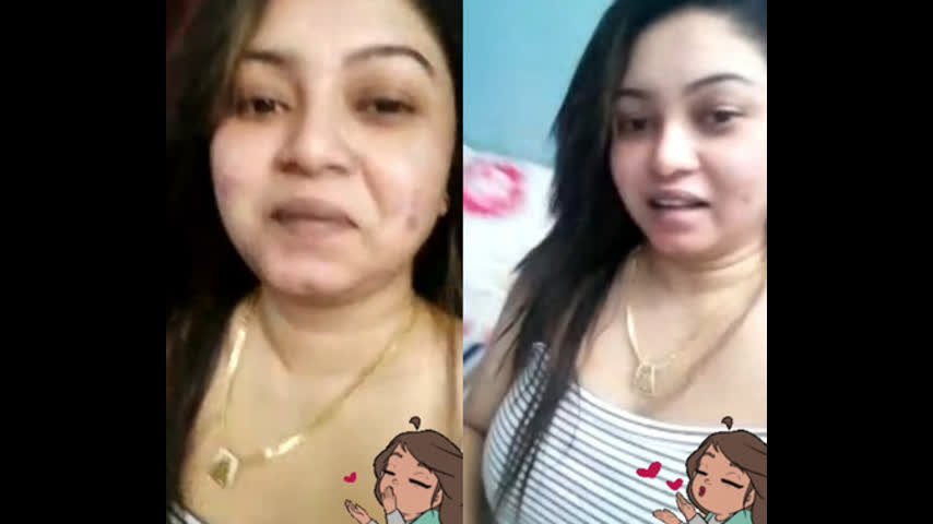 Sl Beautiful Cute Horny Busty Cheating Wife Full Nude Fingering On VC 5 Clips