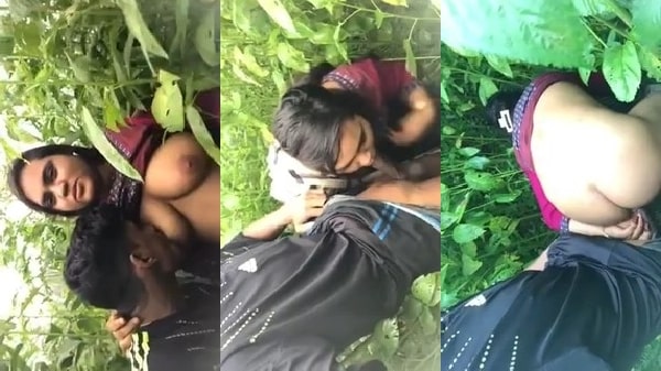 Bade boobs wali gf ke sath kiya outdoor sex