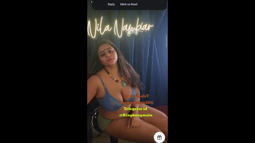 Nila Nambiar Saree Strip App Content