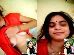 Cute Gf enjoying in video call