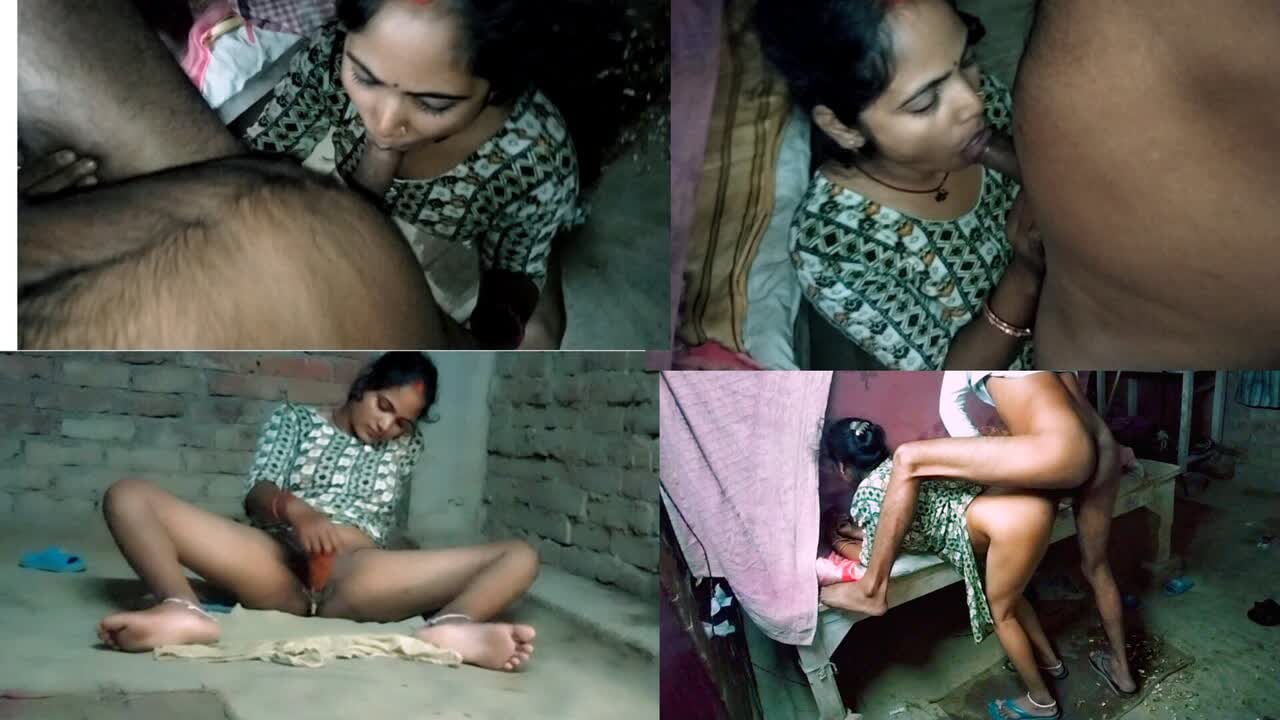 Bhabhi squirted her pussy at night and brother-in-law made Bhabhi lick his dick and also fucked her