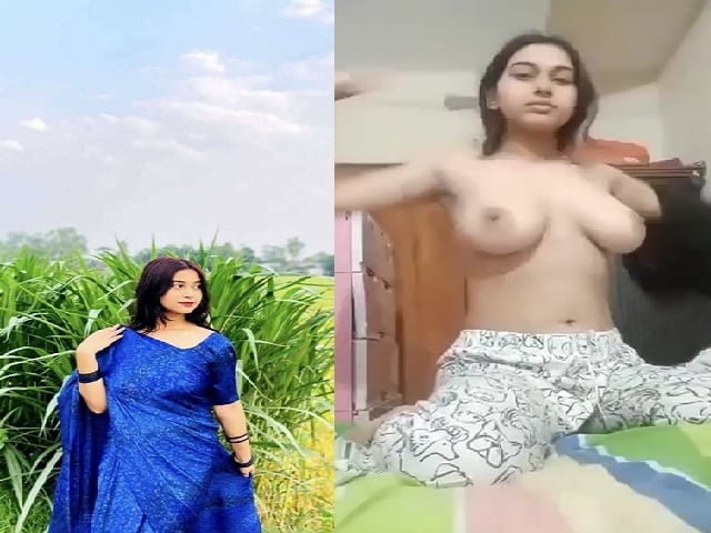 Bengali girlfriend striptease viral nude big boobs