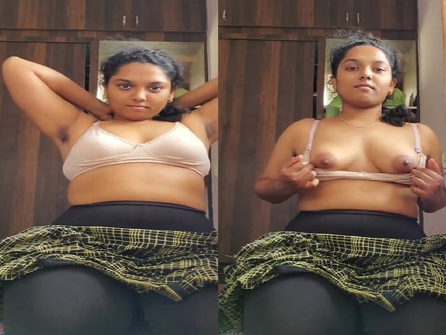 Mallu girlfriend in bra naked small boobs show