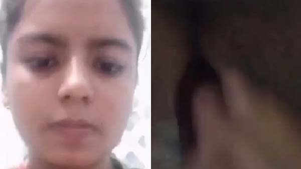 Desi hostel girl chut mein ungli karti hui