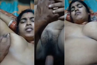 Husband pinches wife’s boobs and fucks her in desi sex