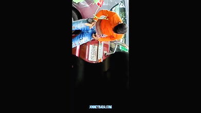 Hidden camera capture enjoying rodeside video