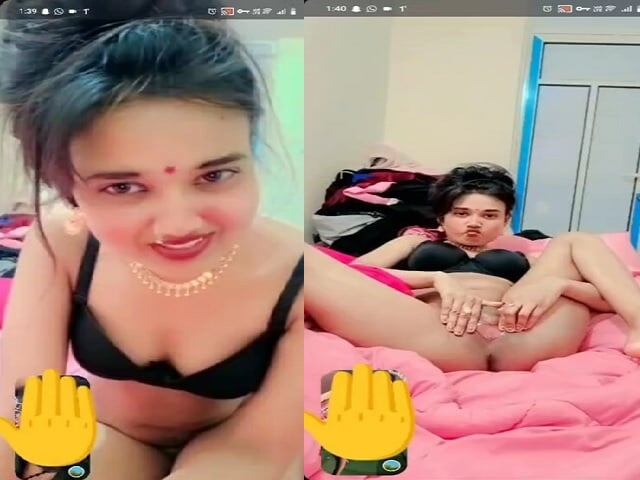 Cute bhabhi showing pussy on video call viral xxx