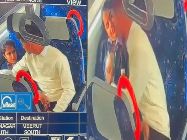 Meerut metro train CCTV caught college girl boob sucking