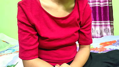 I put my finger in Stepaunty’s pussy and took out the water.