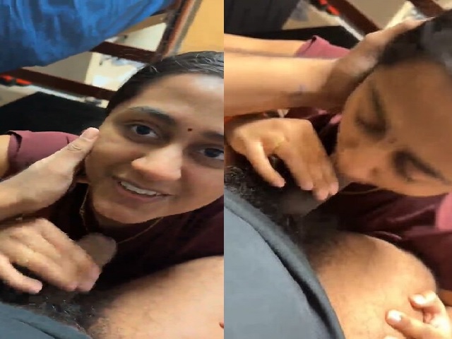 Tamil girl awesome blowjob and sex with boyfriend
